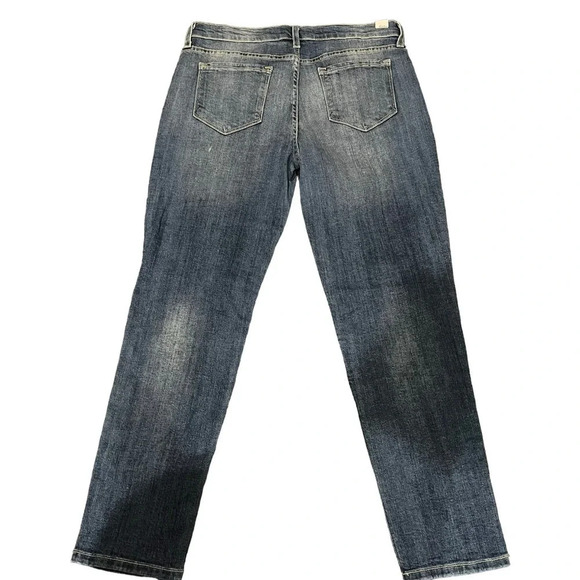 Kancan Women’s Distressed Low Rise Boyfriend Stretch Cropped Jean Size 27 - Picture 8 of 8